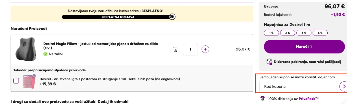 klik na kupon