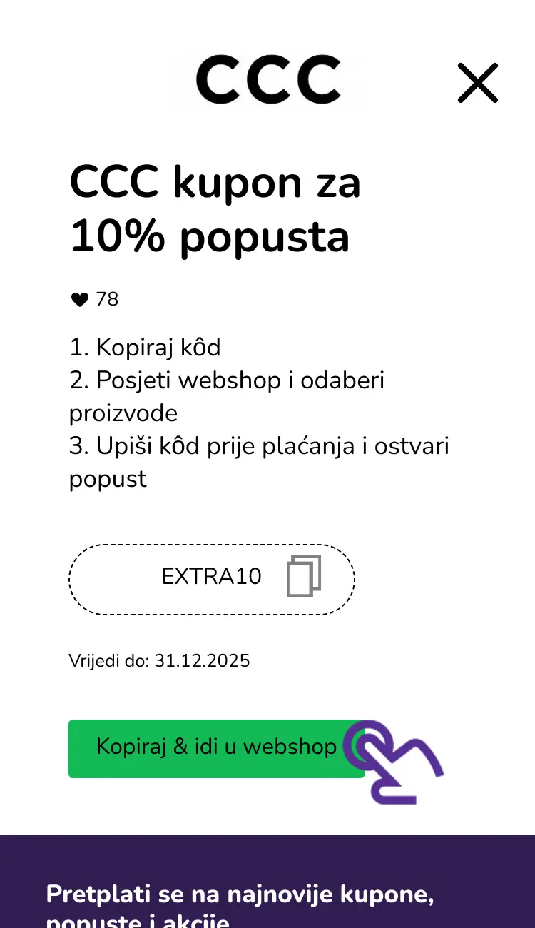 klik na kupon