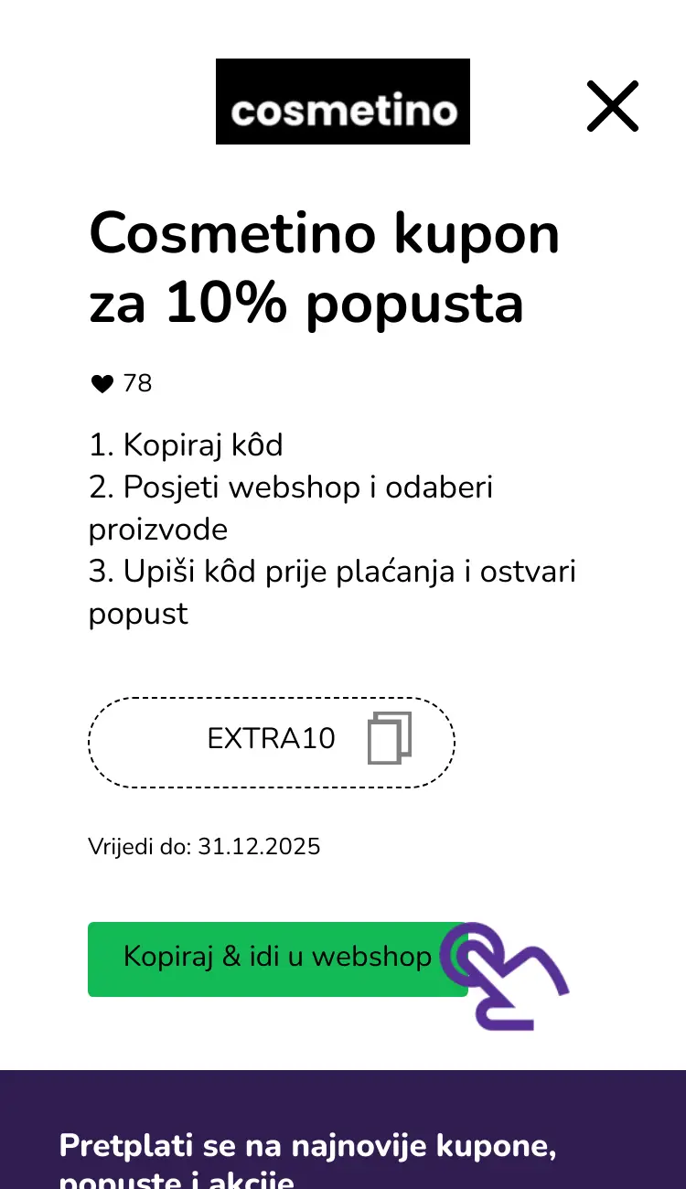 klik na kupon