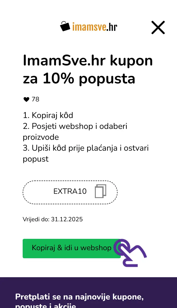 klik na kupon