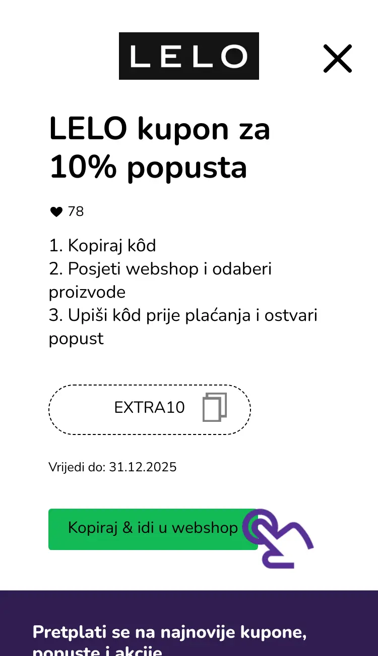 klik na kupon