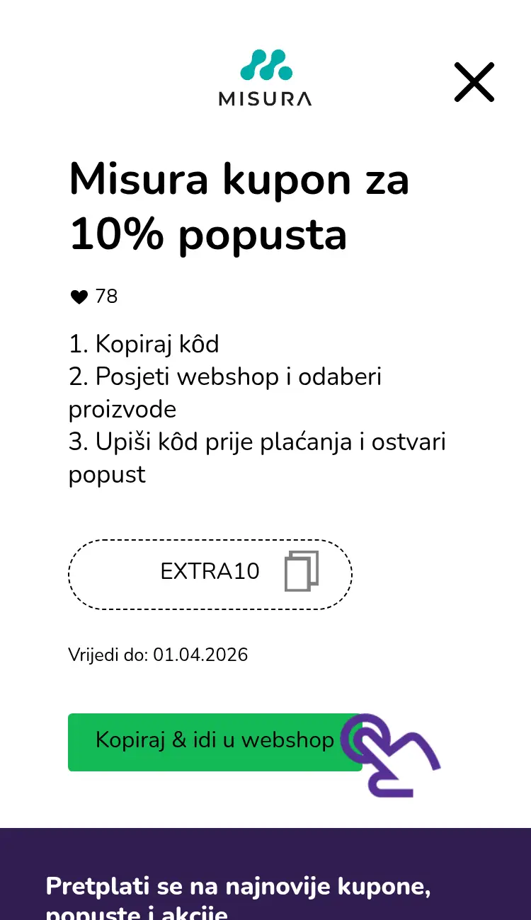 klik na kupon