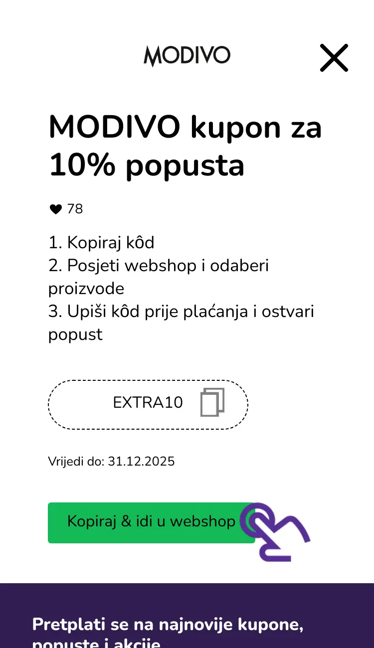 klik na kupon
