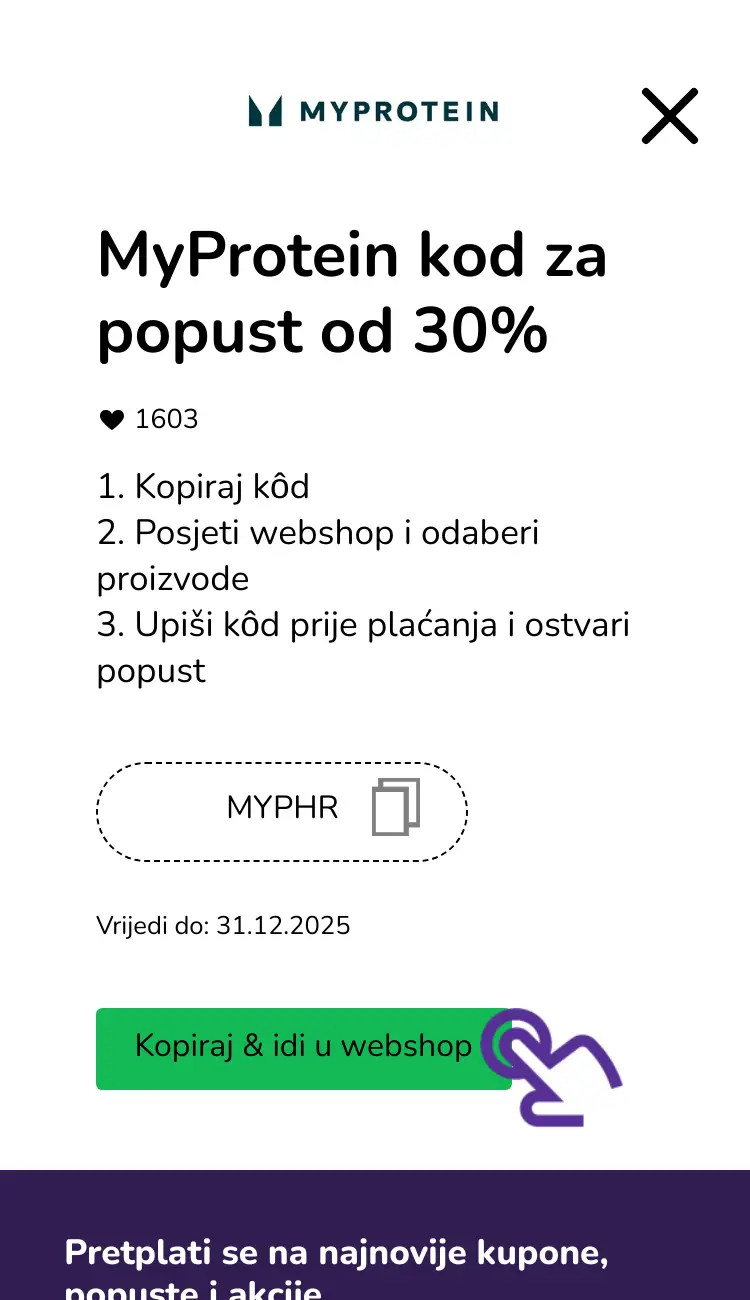 klik na kupon