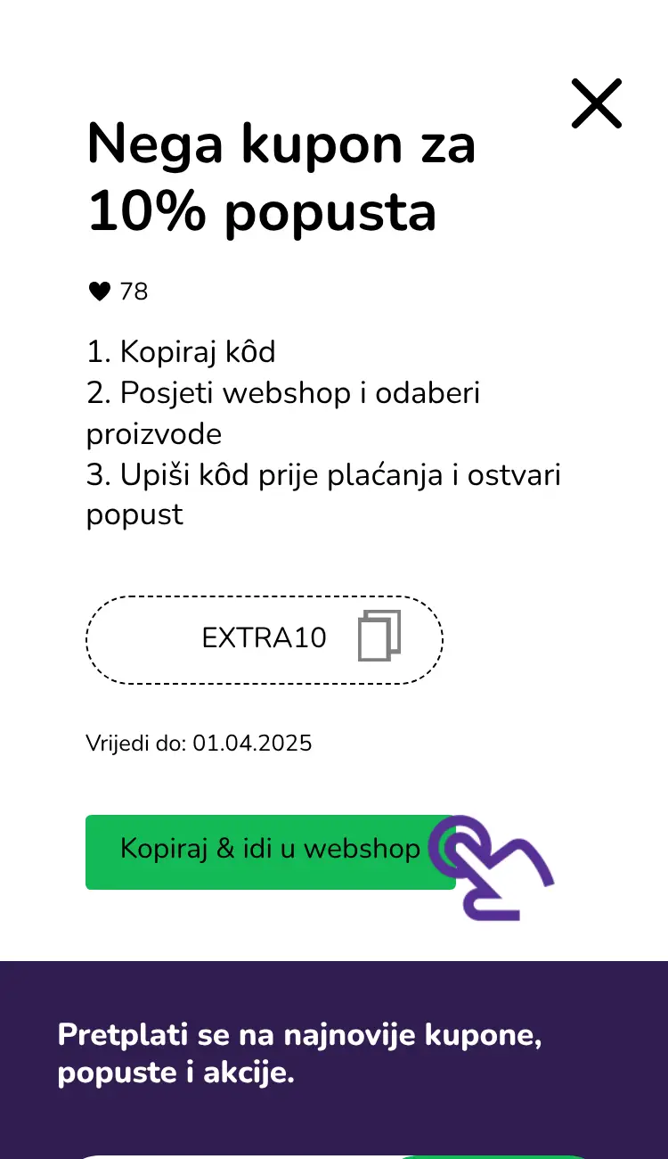 klik na kupon