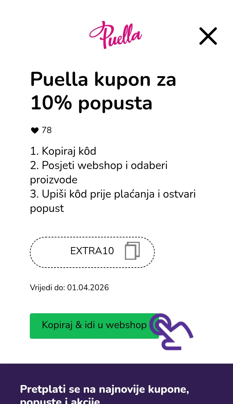 klik na kupon