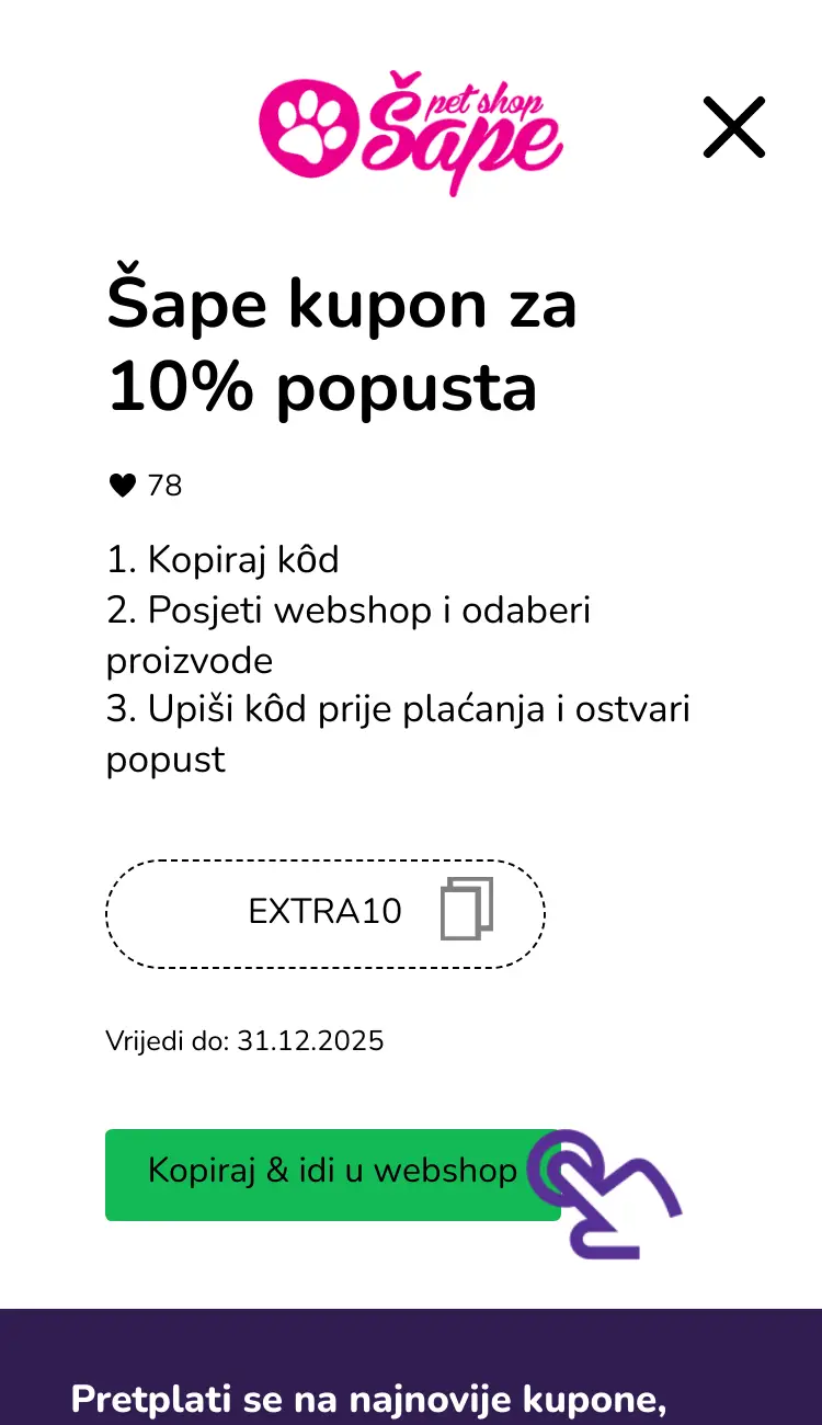 klik na kupon