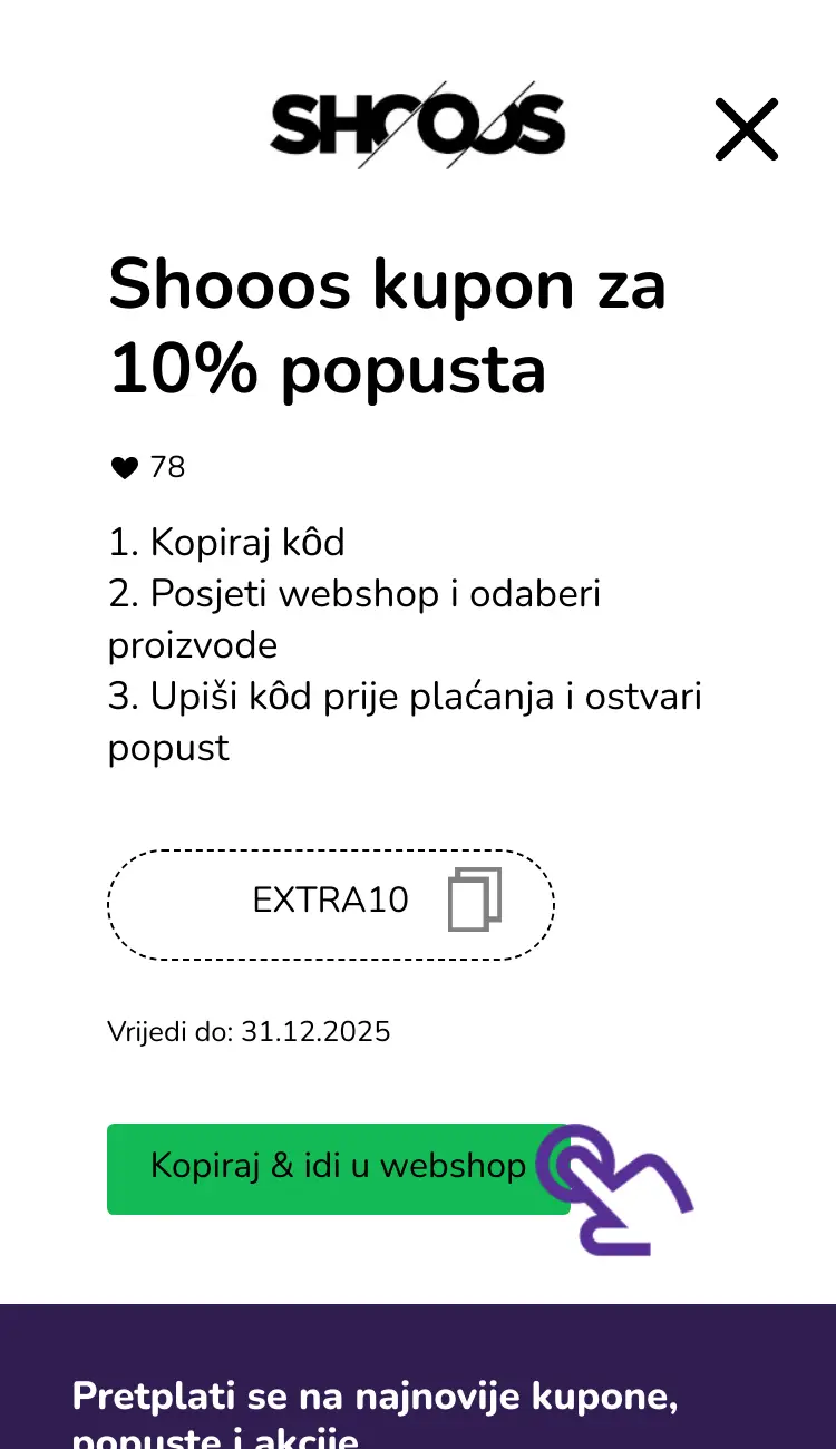 klik na kupon