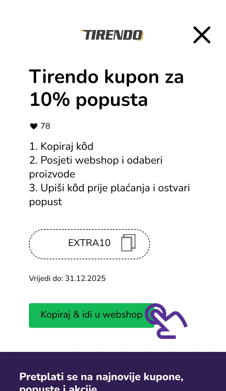 klik na kupon