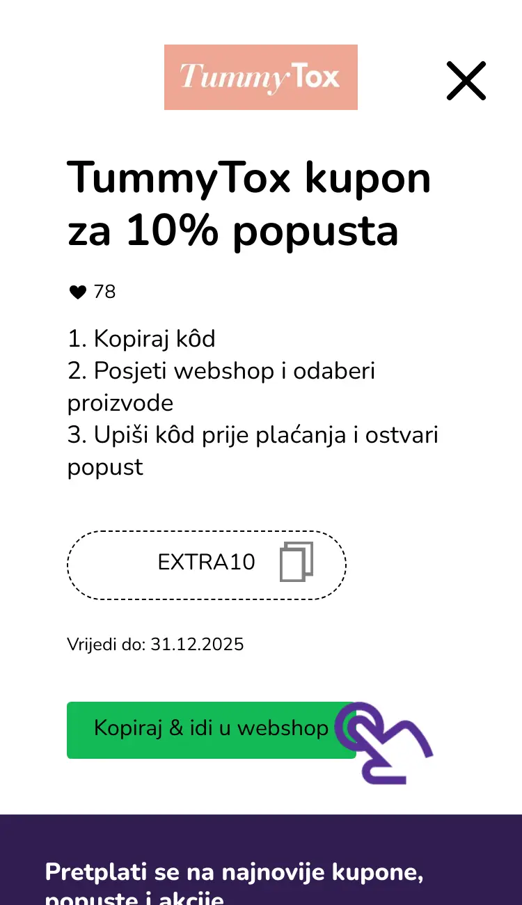 klik na kupon