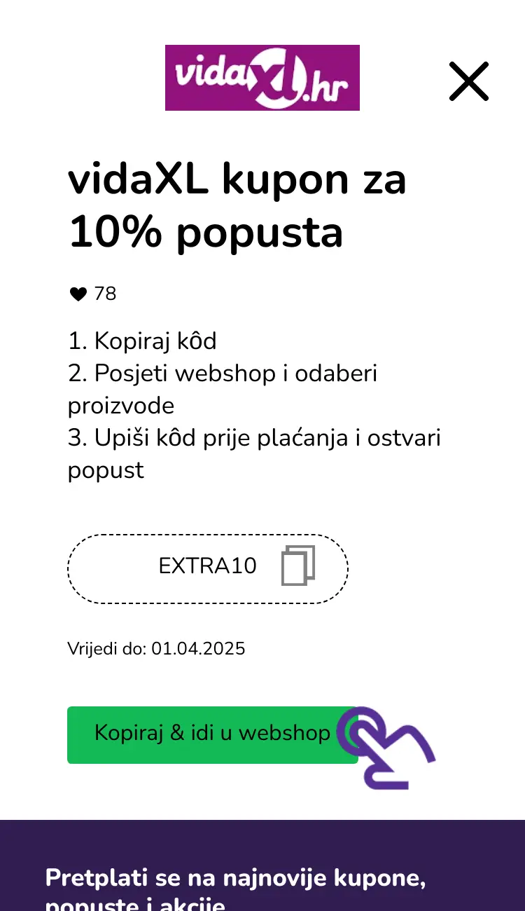 klik na kupon