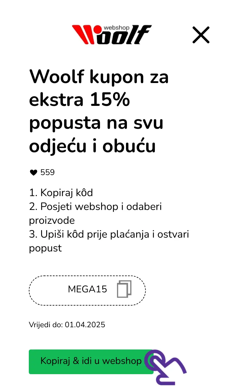 klik na kupon