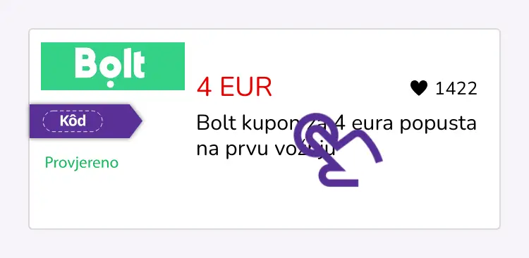 odabir kupona