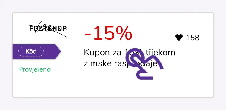 odabir kupona